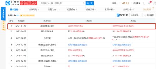 嗶哩嗶哩關聯公司注冊資本大幅提升至4億美元，技術轉讓戰略布局深化
